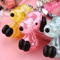 Creative Acrylic Bubble Puppy Keychain Wholesale Nihaojewelry main image 1
