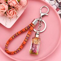 Creative Dried Flower Plant Cotton Rope Keychain Wholesale Nihaojewelry main image 2