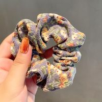 Retro Floral Hair Scrunchies Wholesale Nihaojewelry main image 6