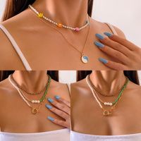 Bohemian Retro Contrast Color Miyuki Beads Tassel Woven Necklace Wholesale Nihaojewelry main image 5