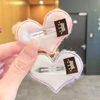 New Plush Heart Color Hairpin Wholesale Nihaojewelry main image 5