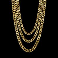 Simple Vintage Multi-layer Stainless Steel Hollow Chain Necklace Wholesale Nihaojewelry sku image 7