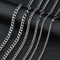 Simple Vintage Multi-layer Stainless Steel Hollow Chain Necklace Wholesale Nihaojewelry sku image 9