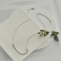 Einfache Mode Stahlkugel Titanstahl Halskette Großhandel Nihaojewelry sku image 1