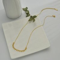 Einfache Mode Stahlkugel Titanstahl Halskette Großhandel Nihaojewelry sku image 2