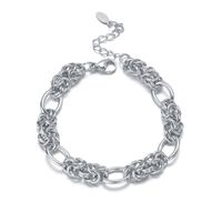 Retro Horse Whip Round Titanium Steel Thick Chain Bracelet Wholesale Nihaojewelry sku image 1