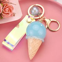 Resin Luminous Ice Cream Keychain Wholesale Nihaojewelry sku image 1