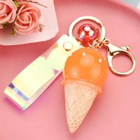 Resin Luminous Ice Cream Keychain Wholesale Nihaojewelry sku image 3