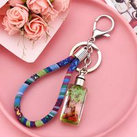 Creative Dried Flower Plant Cotton Rope Keychain Wholesale Nihaojewelry sku image 6