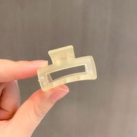 Korean Small Square Frosted Catch Clip Wholesale Nihaojewelry sku image 7