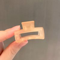 Korean Small Square Frosted Catch Clip Wholesale Nihaojewelry sku image 2
