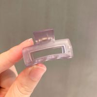 Korean Small Square Frosted Catch Clip Wholesale Nihaojewelry sku image 5