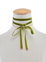 Fashion Multi-layer Chain Flannel Tie Chain Necklace Wholesale Nihaojewelry sku image 1