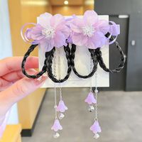 Retro Bell Pendant Wig Flower Tassel Children's Hairpin Wholesale Nihaojewelry sku image 2