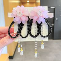 Retro Bell Pendant Wig Flower Tassel Children's Hairpin Wholesale Nihaojewelry sku image 4