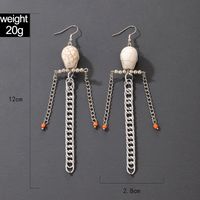 Joyas Creativas Pendientes De Calavera De Halloween main image 4