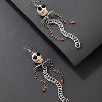 Bijoux Créatifs Boucles D&#39;oreilles Crâne Halloween main image 5