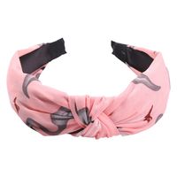 Fashion Wide-brimmed Fabric Bow Headband main image 4