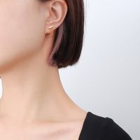 Dreischichtige Perlenkette Aus Titanstahl Quaste Perlenkette Ohrringe Großhandel sku image 2