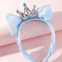 Bowknot Netgarn Krone Kinder Stirnband Großhandel Nihao Schmuck main image 5