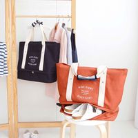 Simple Letter Printing Multifunctional Clothes Shoes Large-capacity Storage Bag Wholesale Nihaojewelry main image 4