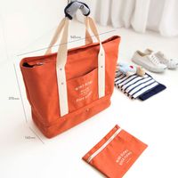 Simple Letter Printing Multifunctional Clothes Shoes Large-capacity Storage Bag Wholesale Nihaojewelry main image 5