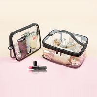 Simple Visual Transparent Cosmetic Bag Wholesale Nihaojewelry main image 1