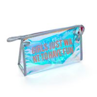 Fashion Fog Light Gradient Laser Letter Cosmetic Bag Wholesale Nihaojewelry main image 6