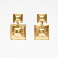 Simple Vintage Solid Color Geometric Square Earrings Wholesale Nihaojewelry main image 4