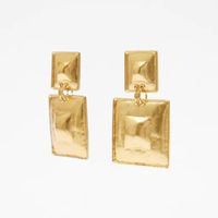 Simple Vintage Solid Color Geometric Square Earrings Wholesale Nihaojewelry main image 5