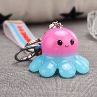 Creative Illuminated Octopus Acrylic Keychain Wholesale Nihaojewelry main image 5