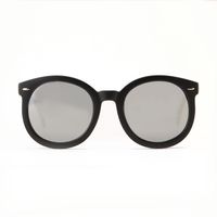 Polarized Round Rivet Blue Frame Sunglasses Wholesale Nihaojewelry main image 3