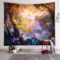 Vintage Scenery Painting Room Decoration Background Tapestry Wholesale Nihaojewelry main image 6