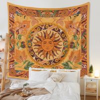 Bohemian Psychedelic Sun Flower Printing Background Cloth Tapestry Wholesale Nihaojewelry main image 2