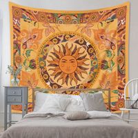 Bohemian Psychedelic Sun Flower Printing Background Cloth Tapestry Wholesale Nihaojewelry main image 4