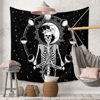 Vintage Skull Crown Contrast Color Room Decoration Wall Tapestry Wholesale Nihaojewelry main image 5