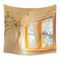 Fashion Window Scenery Painting Decoration Tapestry Wholesale Nihaojewelry main image 6