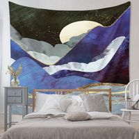 Bohemian Moon Mountain Painting Wall Cloth Decoration Tapestry Wholesale Nihaojewelry main image 3