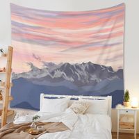 Fashion Sky Mountain Painting Wall Decoration Cloth Tapestry Wholesale Nihaojewelry main image 1