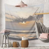 Fashion Sky Mountain Painting Wall Decoration Cloth Tapestry Wholesale Nihaojewelry main image 4