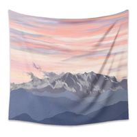 Fashion Sky Mountain Painting Wall Decoration Cloth Tapestry Wholesale Nihaojewelry main image 6