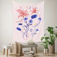 Bohemian Flower Printing Wall Decoration Cloth Tapestry Wholesale Nihaojewelry main image 5