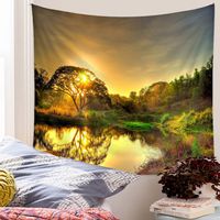 Bohemian Scenery Painting Wall Decoration Cloth Tapestry Wholesale Nihaojewelry main image 4