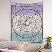 Bohemian Contrast Color Constellations Decoration Background Wall Cloth Tapestry Wholesale Nihaojewelry main image 2