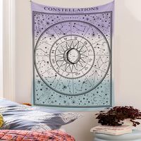 Bohemian Contrast Color Constellations Decoration Background Wall Cloth Tapestry Wholesale Nihaojewelry main image 3