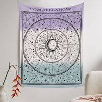 Bohemian Contrast Color Constellations Decoration Background Wall Cloth Tapestry Wholesale Nihaojewelry main image 4