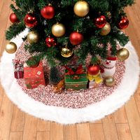 Christmas Plush Sequin Fabric  Tree Skirt Wholesale Nihaojewelry main image 1
