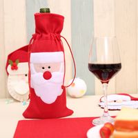 Christmas Santa Claus Red Wine Bottle Bag Wholesale Nihaojewelry main image 2