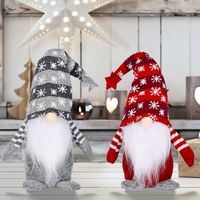 Christmas Five-pointed Star Snowflake Knitted Hat Rudolph Decoration Wholesale Nihaojewelry main image 3