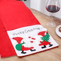 Christmas Embroidered Santa Claus Table Runner Wholesale Nihaojewelry main image 5